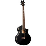 Gitara basowa elektroakustyczna Ortega D7CE-SBK-4 czarna