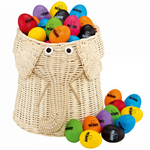 Shakery w kształcie jajka Nino VE80-NI540-2 80 sztuk Egg Shaker Assortment