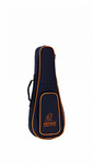 Pokrowiec na ukulele sopranino Ortega OUBSTD-SI czarny nylonowy pokrowiec do ukulele 54cm