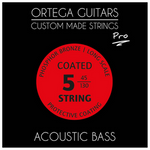 Struny do basu akustycznego 5-strunowego 45-130 Ortega ABP-5