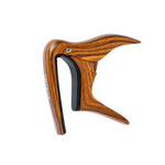 Kapodaster do gitary akustycznej i elektrycznej Ortega OCAPOCV-WND z pokrowcem