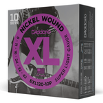 Struny do gitary elektrycznej D'Addario EXL120-10P XL Nickel Wound Super Light 10PACK 09-42
