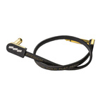 Złączka do efektów gitarowych EBS PG-28 Patch Cable Gold 90 Flat 28 cm