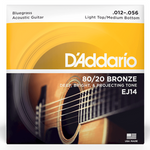 D'Addario EJ14 struny do gitary akustycznej Light top/Medium bottom Set 12-56