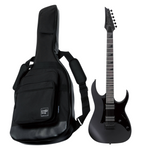 Zestaw gitara elektryczna Ibanez GRGR131EX-BKF GIO Black Flat z dedykowanym pokrowcem Ibanez IGB540-BK
