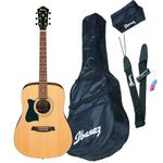 Gitara akustyczna Ibanez V50NLJP-NT dla leworęcznych w zestawie z akcesoriami