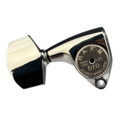 Klucze blokowane GOTOH SGV510Z-A01 HAPM chrome L3+R3 trzy lewe, trzy prawe klucze do gitary HAP-M