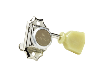 Klucze blokowane GOTOH SD90-SL MGT L3+R3 Nikiel trzy lewe, trzy prawe klucze do gitary MG-T