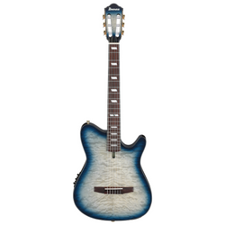 Gitara elektro klasyczna Ibanez FRH20QMN-CTL Cosmic Blue Starburst Low Gloss