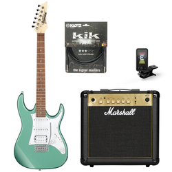 Zestaw gitara elektryczna Ibanez GRX40-MGN GIO + combo Marshall MG15G Gold