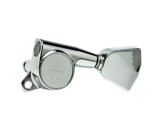 Klucze blokowane GOTOH SG381-04 MG L3+R3 Chrome trzy lewe, trzy prawe klucze do gitary MG