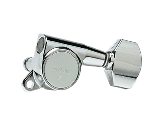 Klucze blokowane GOTOH SG381-07 MG L3+R3 Chrome trzy lewe, trzy prawe klucze do gitary MG