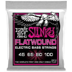 Ernie Ball Slinky Bass Flatwound 45-100 (EB 2814) struny do gitary basowej