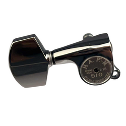 Klucze blokowane GOTOH SGS510Z-A01 HAPM chrome L3+R3 trzy lewe, trzy prawe klucze do gitary HAP-M