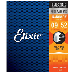 Elixir 12007 SuLt (09-52) NW struny do gitary elektrycznej 7-strunowej