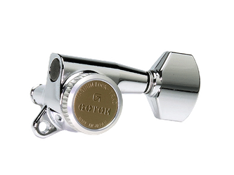Klucze blokowane GOTOH SG381-07 MGT L6 Złote sześć lewych kluczy do gitary MG-T