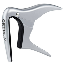 Kapodaster do gitary akustycznej i elektrycznej Ortega OCAPOCV-CR srebrny