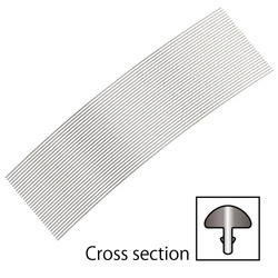 Progi HOSCO 2,9mm HF-J1 (18% nickel-silver, 50cm) Jumbo progi do gitary