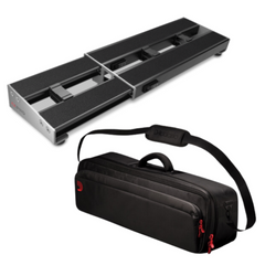 Zestaw pedalboard D'Addario PW-XPNDPB-01 z pokrowcem na pedalboard D'Addario PW-BLPBT-01