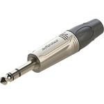 Wtyk Jack 6.3 mm stereo niklowany Roxtone RJ3P-NN