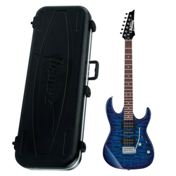 Zestaw gitara elektryczna Ibanez GRX70QA-TBB z dedykowanym futerałem Ibanez M300C