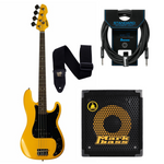 Zestaw gitara basowa Markbass MB Yellow PB z combo basowym Markbass Mini CMD 121 P IV