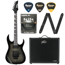 Zestaw gitara elektryczna Ibanez GRG320FA-TKS superstrat z combo Peavey 100W VYPYR X3