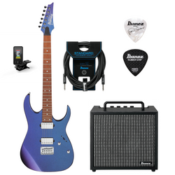 Zestaw gitara elektryczna Ibanez GRG121SP-BMC superstrat z combo Ibanez IBZ10GV2