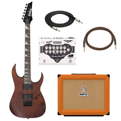 Zestaw gitara elektryczna Ibanez GRG121DX-WNF ze wzmacniaczem Taurus SH3CL i kolumną Orange PPC112 