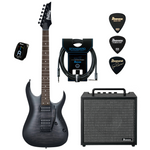 Zestaw gitara elektryczna Ibanez GRGA120QA-TKS Gio z combo Ibanez IBZ10GV2