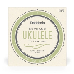 Struny do ukulele sopranowego D'Addario EJ87S Titanium