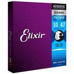 Elixir 11000 Extra Light (10-47) PW struny do gitary akustycznej