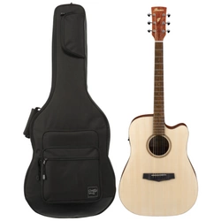Zestaw gitara elektroakustyczna Ibanez PF10CE-OPN z dedykowanym pokrowcem Ibanez IAB540-BK