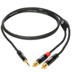 Kabel audio KLOTZ mini Jack/2xRCA 6m 1x0.22 mm² KY7-600