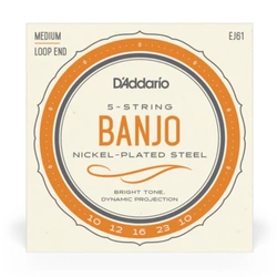 Struny do banjo D'Addario EJ61 Medium 10-23