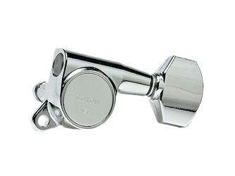 Klucze blokowane GOTOH SG381-07 MG L3+R3 Chrome trzy lewe, trzy prawe klucze do gitary MG