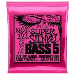 Ernie Ball Super Slinky Bass Nickel Wound 40-125 (EB 2824) struny do gitary basowej