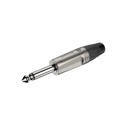 Wtyk Jack 6.3 mm mono niklowany Roxtone RJ2P-NN