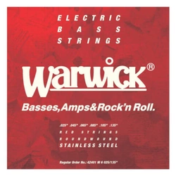 Warwick 42401 M 6 Struny do gitary basowej .025 - .135