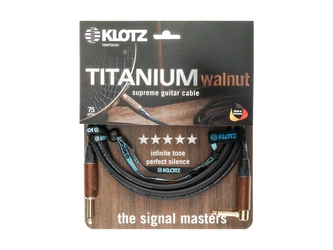 Kabel instrumentalny Klotz TIW0450PR 4.5m TITANIUM walnut