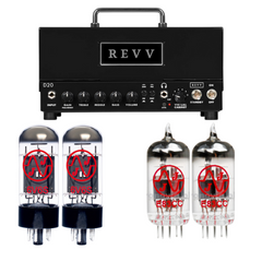 Revv D20 Amp Head BK - Zestaw lamp