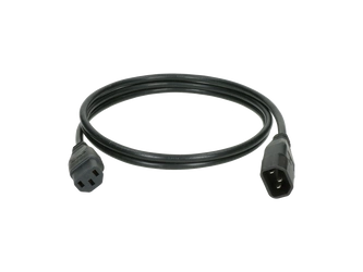 Kabel zasilający Klotz PIE-EI0100 IEC M C14-IEC F C13 1m