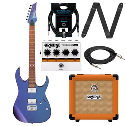 Zestaw gitara elektryczna Ibanez GRG121SP-BMC superstrat z kolumną i wzmacniaczem Orange