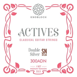 Struny do gitary klasycznej Knobloch 300ADN Double Silver SN Nylon 28-43