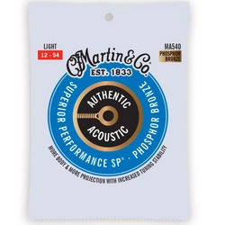 Martin MA540 Light (12-54) Authentic Phosphor Bronze struny do gitary akustycznej