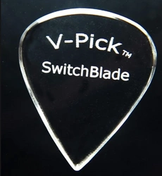 Akrylowa kostka do gitary 1,5mm V-Picks SwitchBlade Crystal Clear przezroczysta kostka do gitary