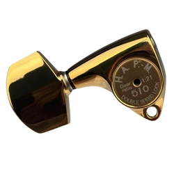 Klucze blokowane GOTOH SGV510Z-A01 HAPM złote L3+R3 trzy lewe, trzy prawe klucze do gitary HAP-M