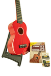 Zestaw Ukulele Noir NU1S Baton Rouge czerwone + akcesoria
