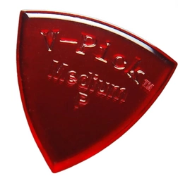 Akrylowa kostka do gitary 2,75mm V-Picks Medium Pointed Ruby Red czerwona kostka do gitary