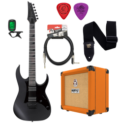 Zestaw gitara elektryczna Ibanez GRGR131EX-BKF z combo Orange i akcesoriami